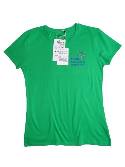 T-Shirt mit BN-Logo, Damen grün